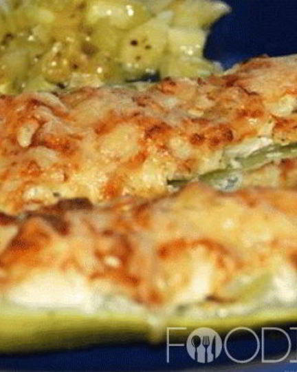 Рецепт кабачков с фаршем в духовке