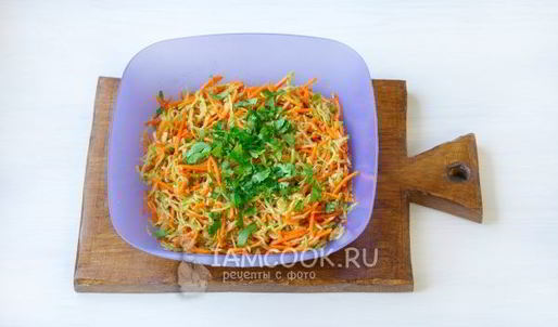 кабачки с морковью по-корейски