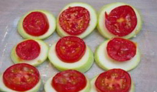 кабачки с помидорами и сыром в духовке