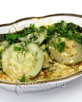 Кабачки тушеные в мультиварке