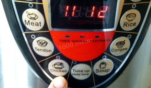 капуста с сосисками в мультиварке