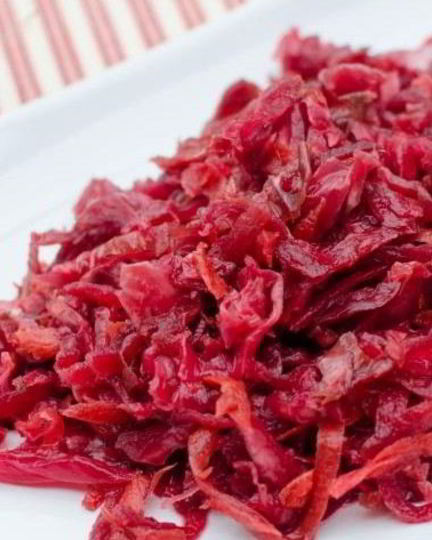 Рецепт капусты в маринаде со свеклой