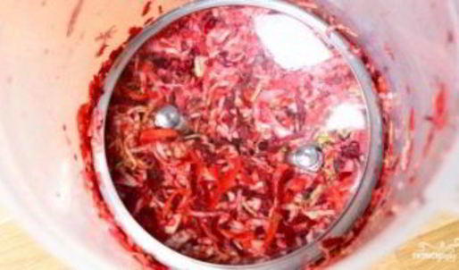 капуста в маринаде со свеклой