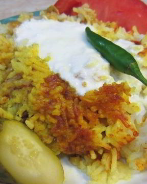 Карри Бриани — запеченный карри с рисом и хрустящей корочкой