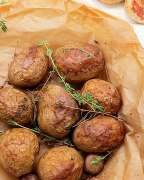 Картофель, запеченный в пергаменте