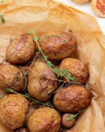 Рецепт картофель, запеченный в пергаменте