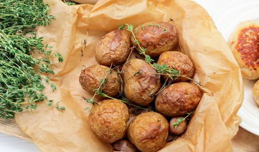 картофель, запеченный в пергаменте