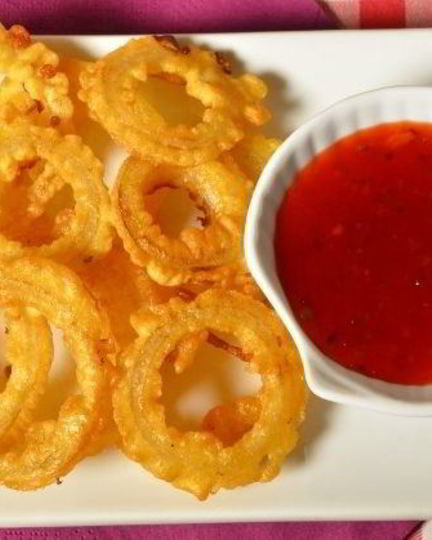 Рецепт лука в кляре