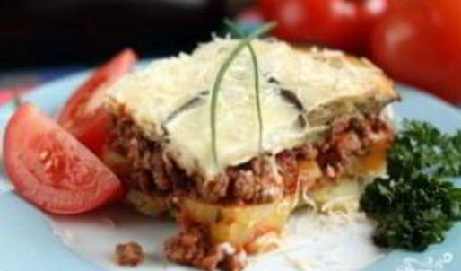 мусака с баклажанами