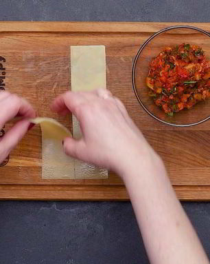 Овощные рулетики