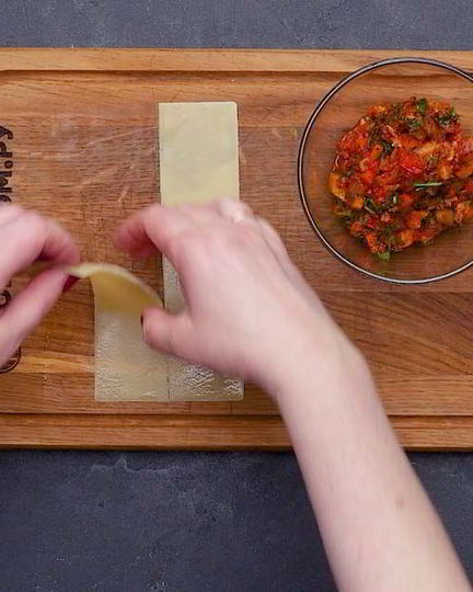 Рецепт овощных рулетиков