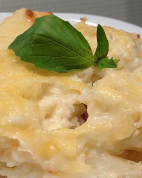 Цветная капуста запеченная в духовке со сливками