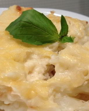 Цветная капуста запеченная в духовке со сливками