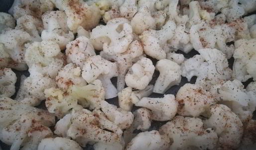 цветная капуста, запеченная в духовке