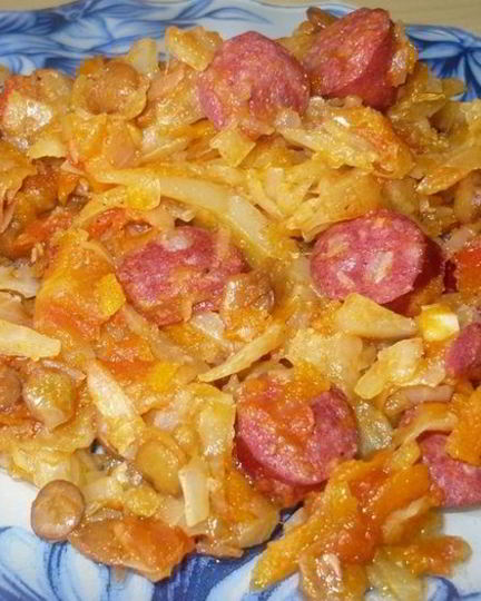 Рецепт тушеной капусты в мультиварке редмонд