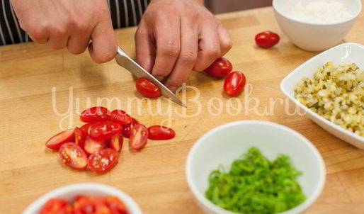 запеченный фаршированный картофель