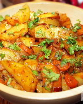 Запеченный в духовке картофель