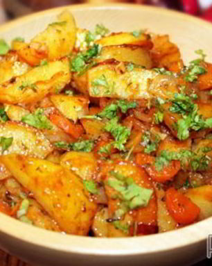 Запеченный в духовке картофель