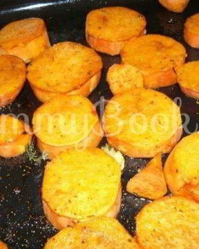 Запеченные бататы