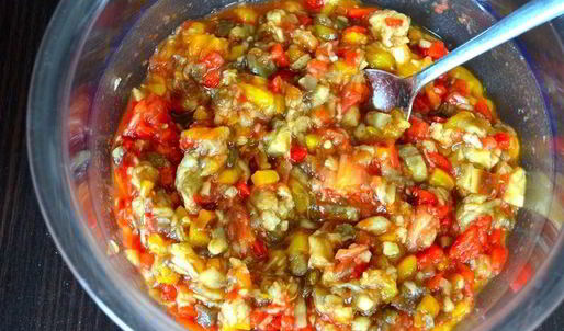 запеченные овощи