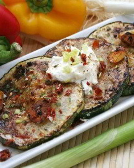 Рецепт жареных цукини с орегано и чесноком