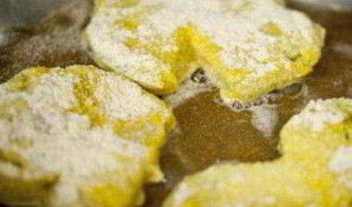 жареные зеленые помидоры в кляре