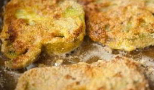 жареные зеленые помидоры в кляре