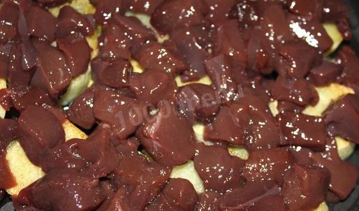 говяжья печень в духовке со сметаной