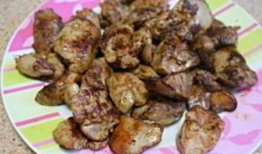 куриная печень с морковью