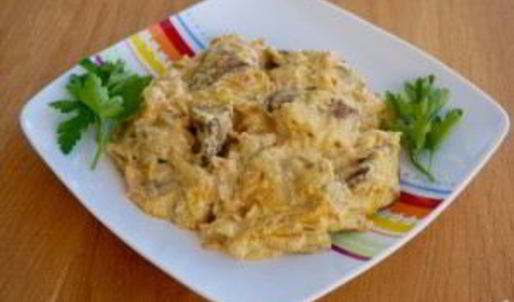 куриная печень с морковью