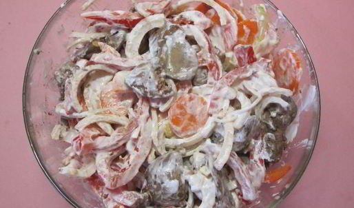 куриная печень с овощами в духовке