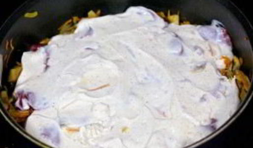 куриная печень со сметаной