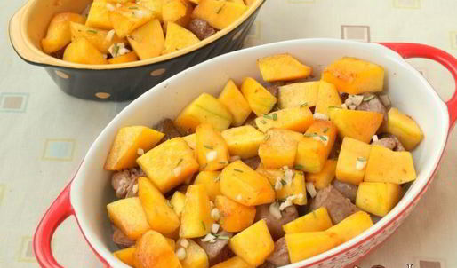 куриная печень запеченная с тыквой под сыром