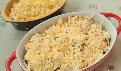 куриная печень запеченная с тыквой под сыром