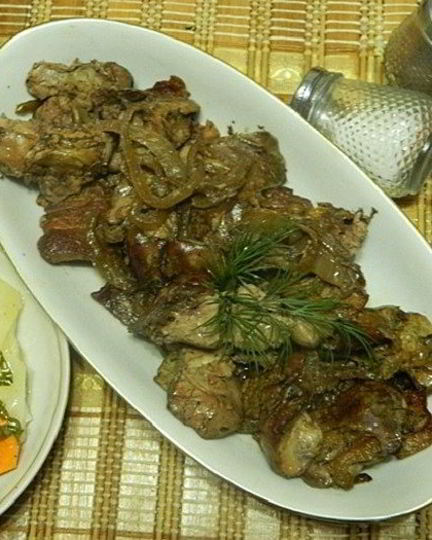 Рецепт куриной печени, запеченной в фольге