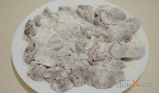 куриная печень жареная с луком