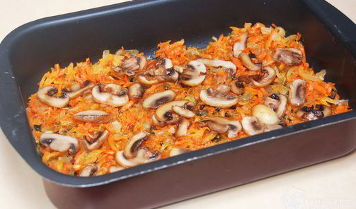 куриная печенка в омлете