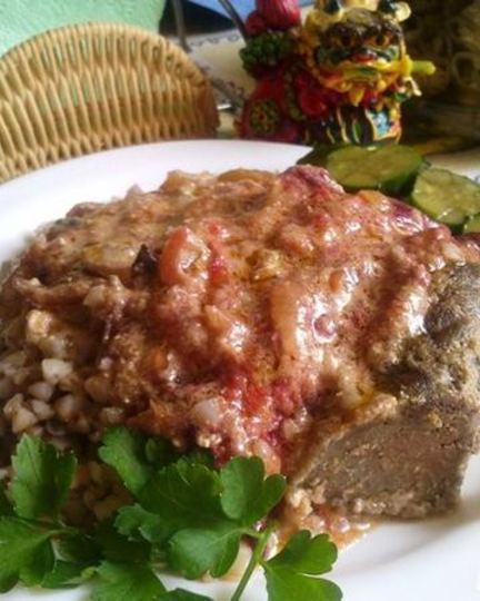 Рецепт печень говяжья в имбирно-сливовом соусе