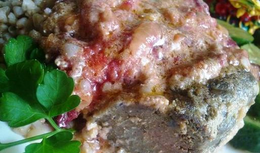 печень говяжья в имбирно-сливовом соусе