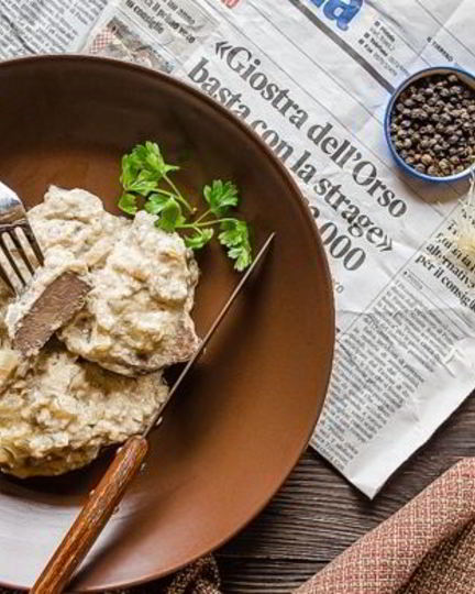 Рецепт печени говяжья в сметане