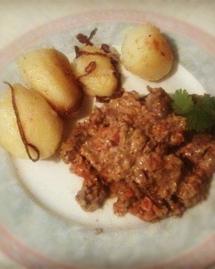 Рецепт печени кролика в сливочном соусе