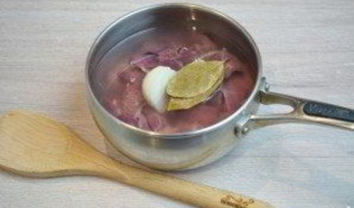 печень куриная, отварная