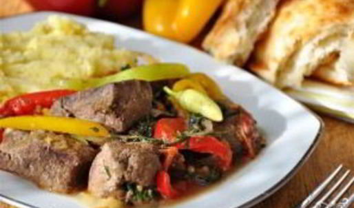 печень по-деревенски