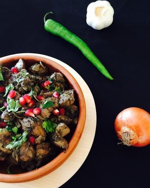 Печень по-грузински