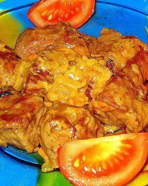 Печень по-корейски