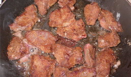 печень с апельсинами в соусе