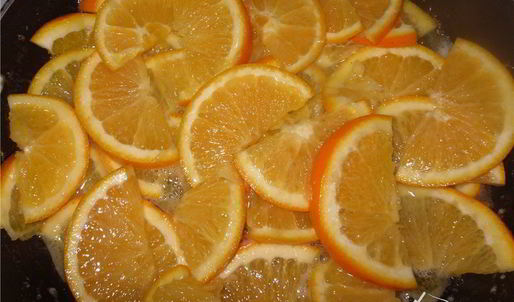 печень с апельсинами в соусе