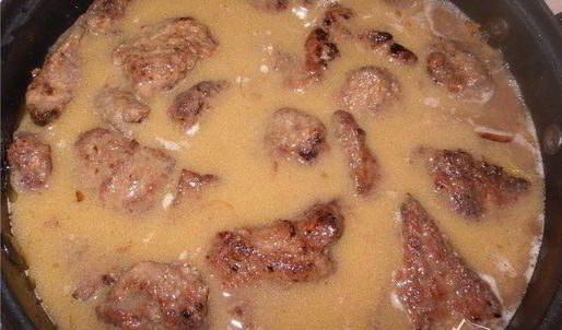 печень с апельсинами в соусе