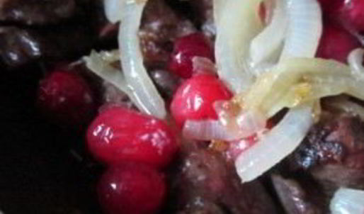 печень с яблоками в духовке