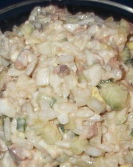 Рецепт печени трески с рисом